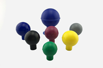 Silicone suction bulbs