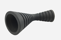 Special rubber bellmouthed hose