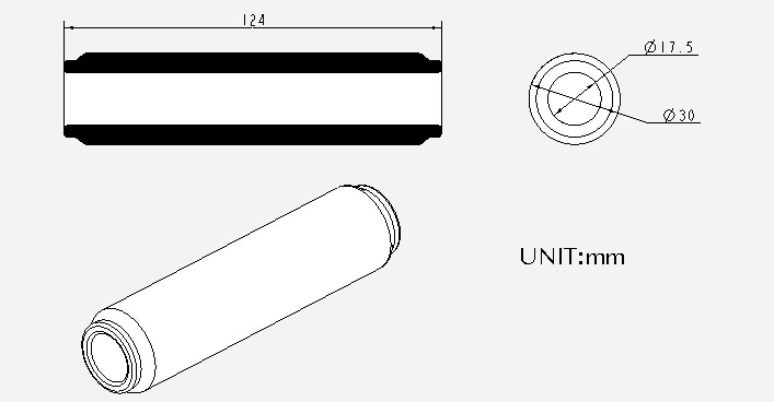 ID 17.5mm rubber handle 08