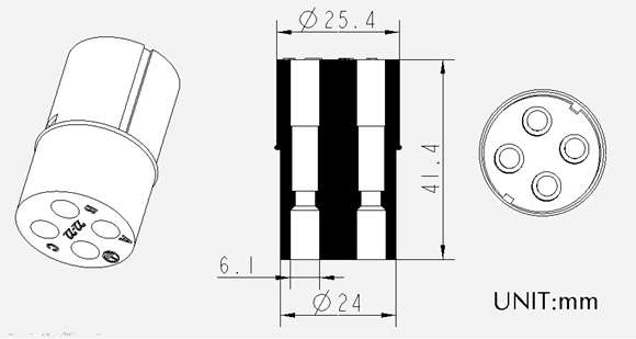 NBR rubber union joint