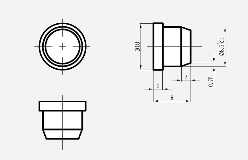 8mm rubber plugs