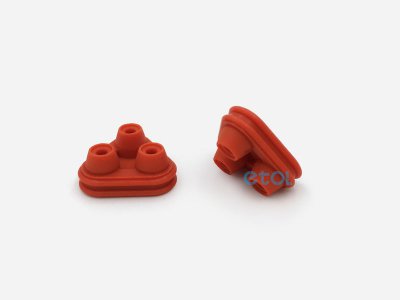 Custom Triangle silicone parts