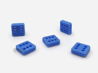 Small square silicone protective coil