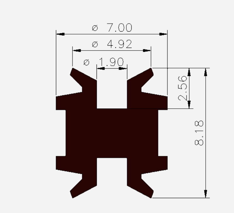 Mini rubber suction nozzle Applicable to pneumatic mechanica